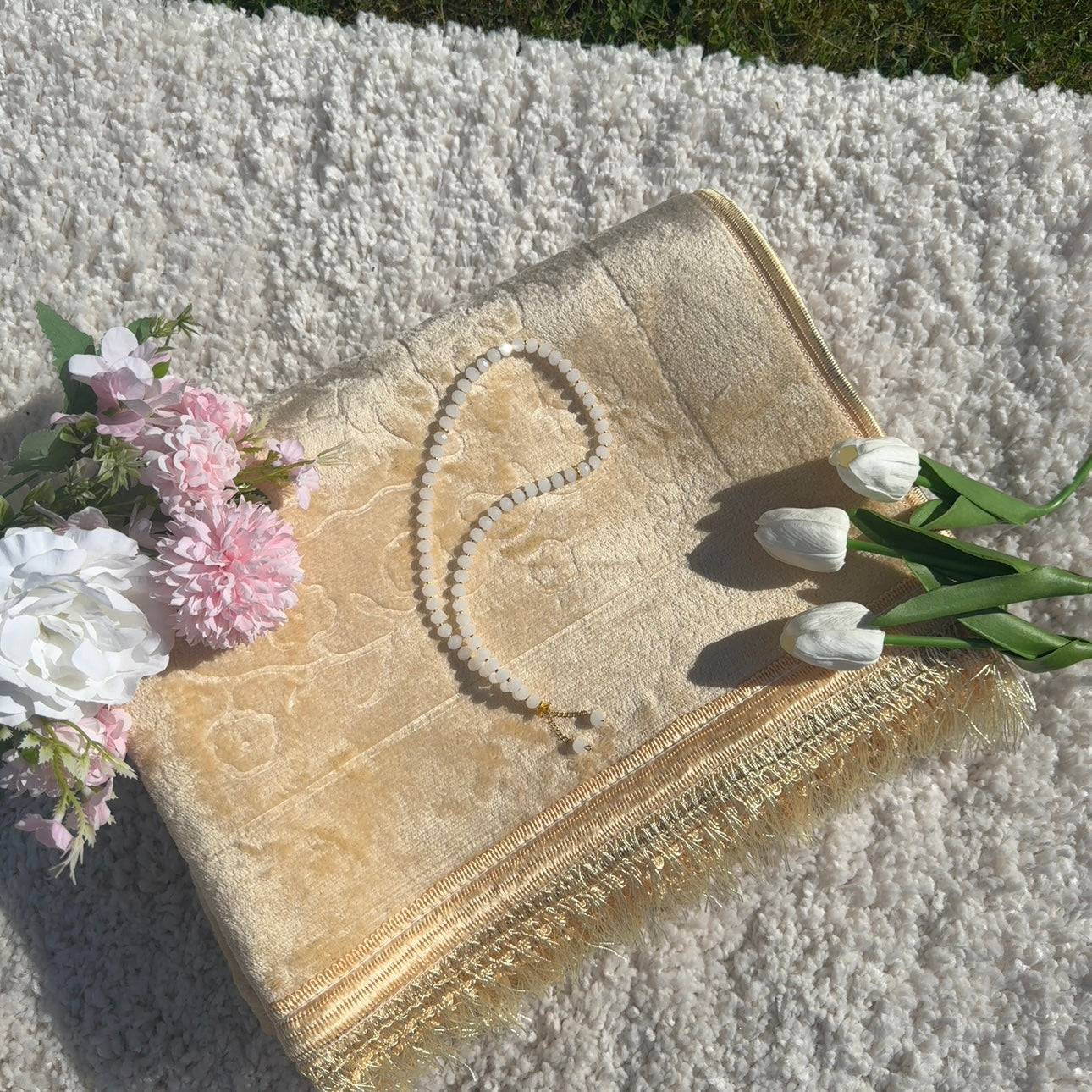 BEIGE Mat of Faith Set