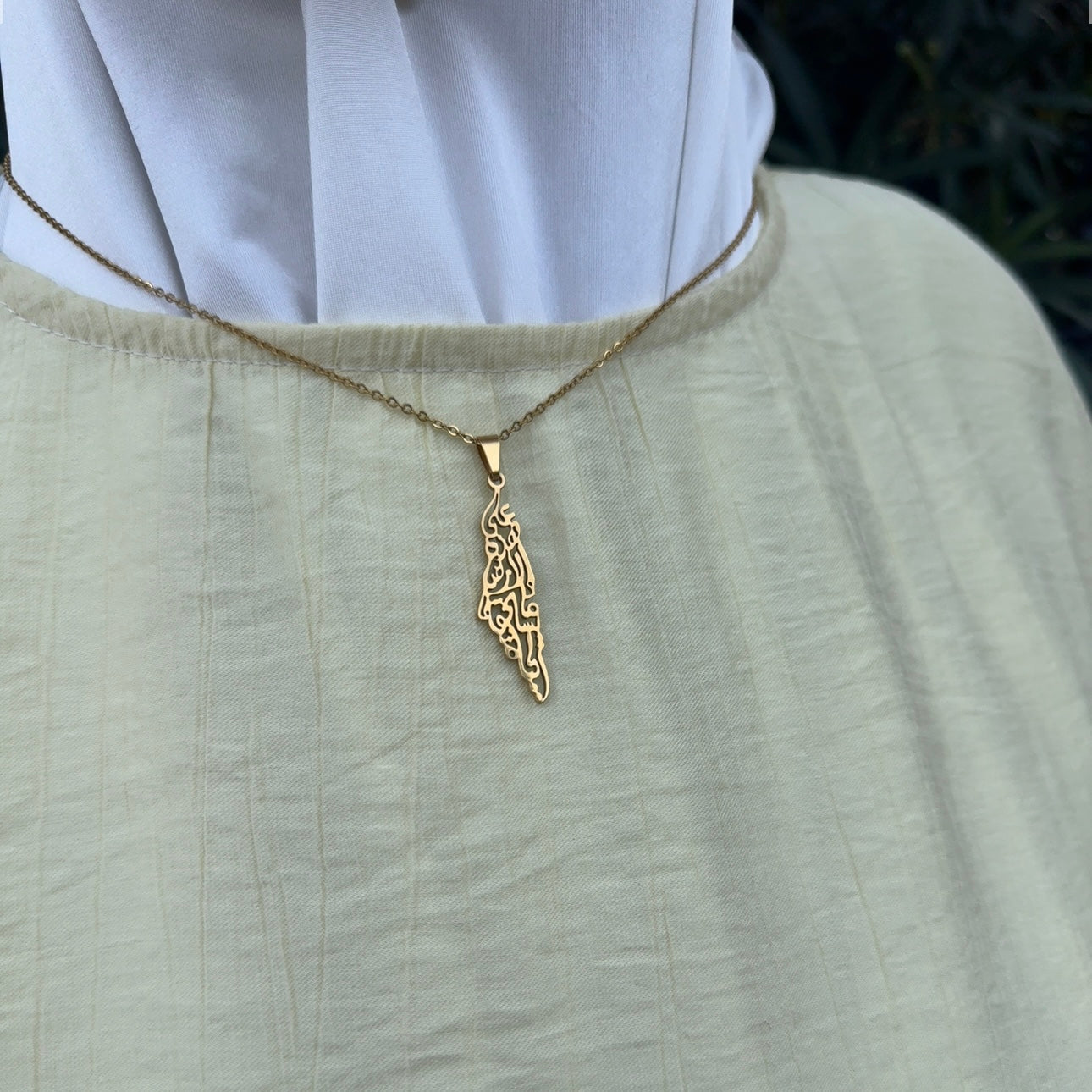 Palestine Necklace GOLD