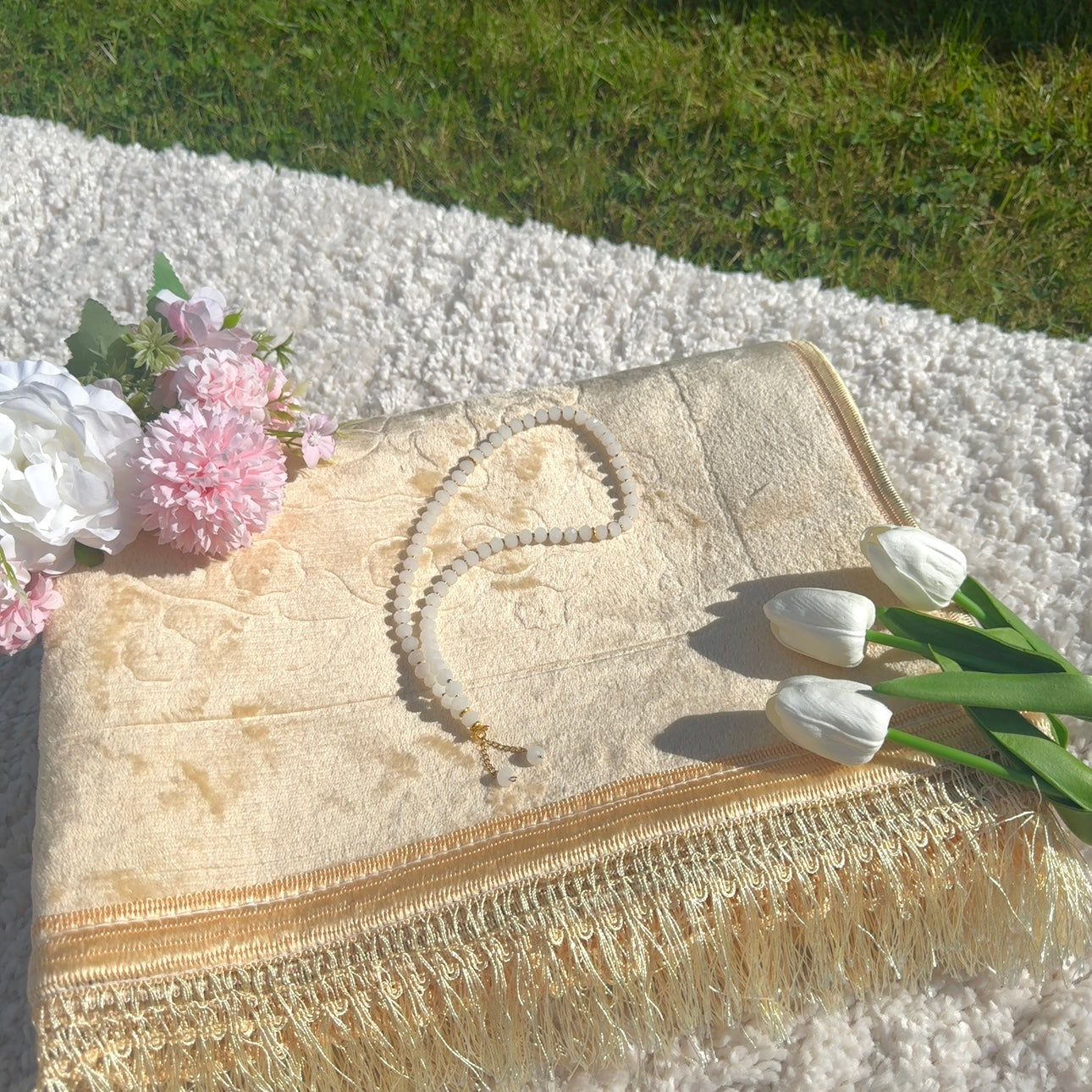 BEIGE Mat of Faith Set