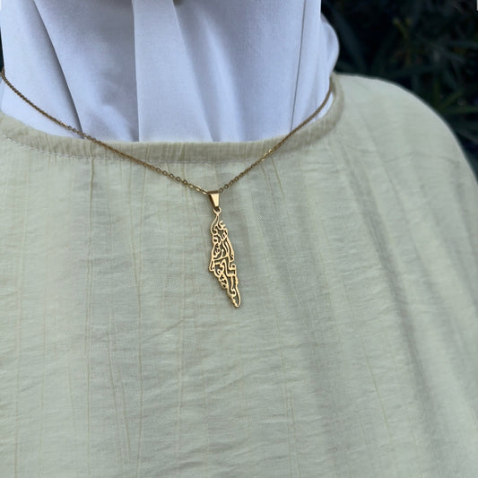 Palestine Necklace GOLD